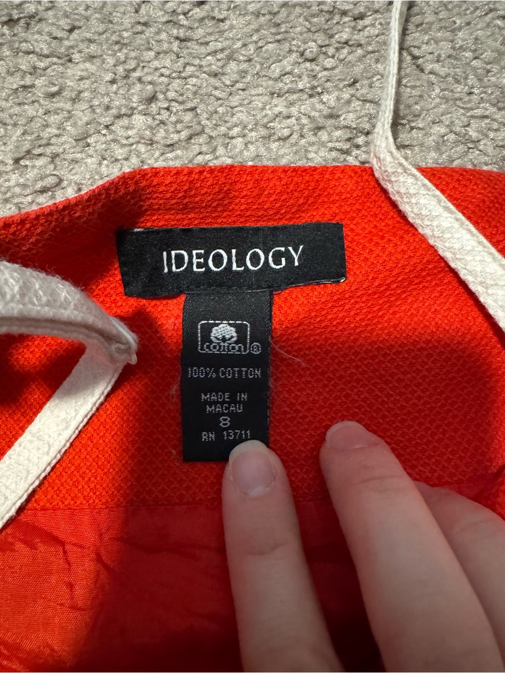 Ideology Bright Red Dress - Picture 2 of 4